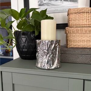 Silver Candle Holder